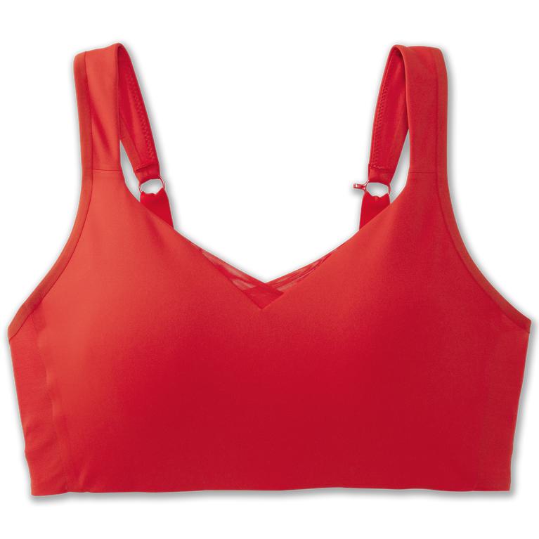 Brooks Drive Convertible Running Bra - Women's - Jamberry/Red (49710-AVLF)